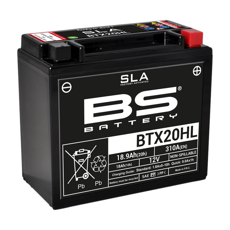 Batterie BS BATTERY SLA sans entretien activé usine - BTX20HL