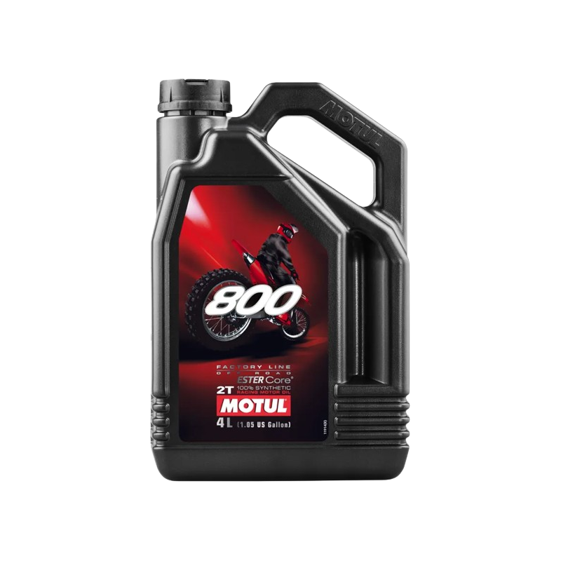 Huile Moteur MOTUL 800 Off Road Factory Line 2T 4 Litres